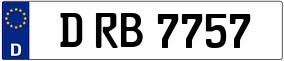 Truck License Plate